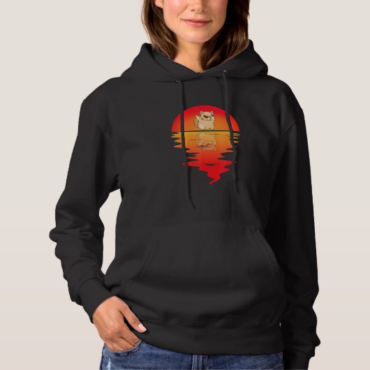 Chinchilla Dancing Sunset Chinchilla Owner Hoodie (Voorkant)