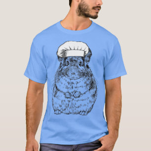 Chinchilla Dier Chef Grappig Koken Koken T-shirt