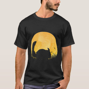 Chinchilla Easy Halloween Outfit Rodent Moon Costu T-shirt