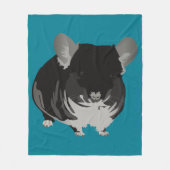 Chinchilla Fleece Deken (Voorkant)