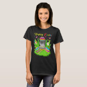 Chinchilla Floral Easter Egg Funny Chinchilla Ea T-shirt (Voorkant volledig)
