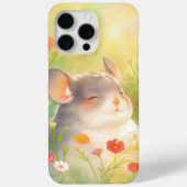 Chinchilla Floral Oasis Case-Mate iPhone Case (Achterkant)
