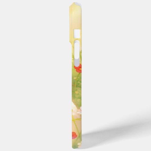 Chinchilla Floral Oasis Case-Mate iPhone Case (Achterkant / Links)