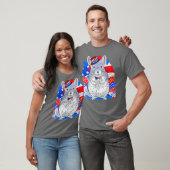 Chinchilla Funny Merica 4 juli Amerikaans T-shirt (Unisex)