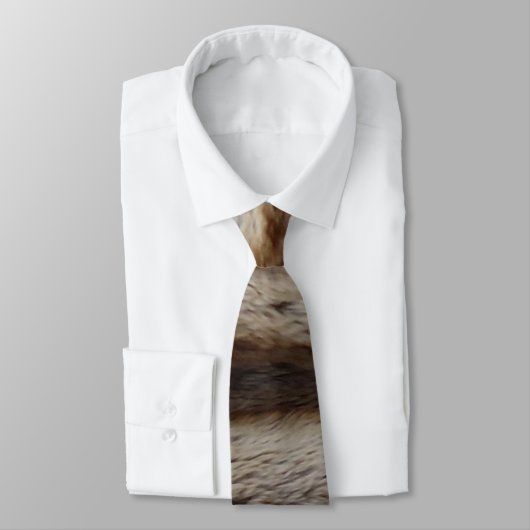 CHINCHILLA FUR DESIGN HORIZONTAL STROPDAS (Gebonden)