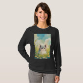 Chinchilla Geborgen in de Schoot van de Natuur T-shirt (Voorkant volledig)