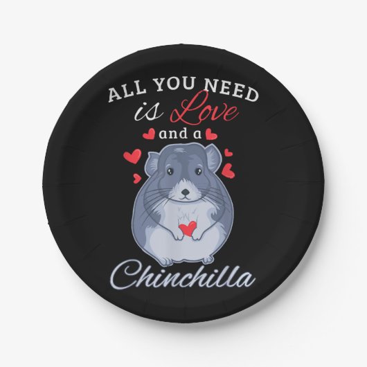 Chinchilla Gift Funny Cute Pet Dierenvriend Eigena Papieren Bordje (Voorkant)