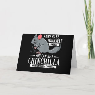 Chinchilla Gift Funny Cute Pet Kaart