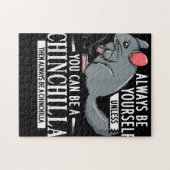 Chinchilla Gift Funny Cute Pet Legpuzzel (Horizontaal)