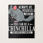 Chinchilla Gift Funny Cute Pet Legpuzzel (Verticaal)