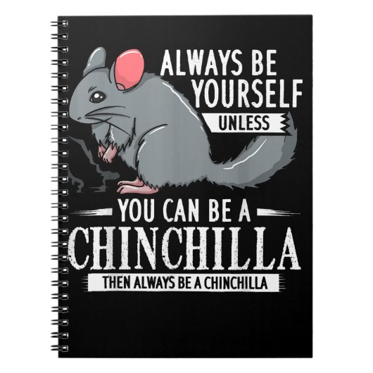 Chinchilla Gift Funny Cute Pet Notitieboek (Voorkant)