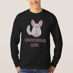 Chinchilla Girl Lady T-shirt