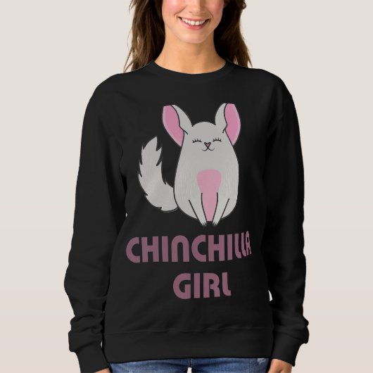 Chinchilla Girl Lady Trui (Voorkant)