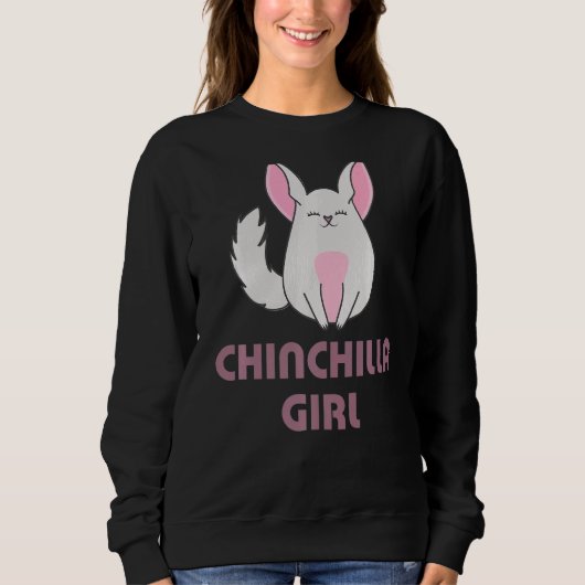 Chinchilla Girl Lady Trui (Voorkant)