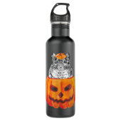 Chinchilla Happy Halloween Pumpkin Animal Lover Waterfles