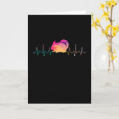 Chinchilla Heartbeat Kaart (Gele Bloem)