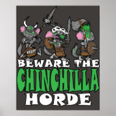 Chinchilla Horde Poster (Voorkant)