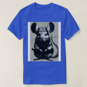 Chinchilla in een ninja kostuum 1 t-shirt (Design voorkant)