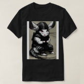 Chinchilla in een ninja kostuum 2 t-shirt (Design voorkant)