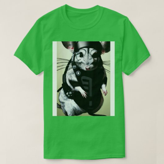 Chinchilla in een ninja kostuum 3 t-shirt (Design voorkant)