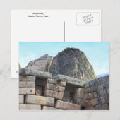 Chinchilla in Machu Picchu, Peru Briefkaart (Voorkant / Achterkant)