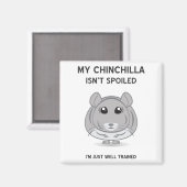 Chinchilla is geen verwende magneet (Voorkant / Achterkant)