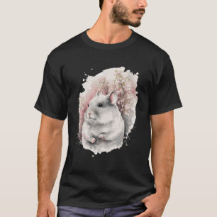 Chinchilla Kersenbloesem Japans Sakura Watercol T-shirt