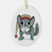 Chinchilla kerstboom Ornament (Rechts)