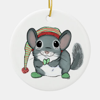 Chinchilla kerstboom Ornament