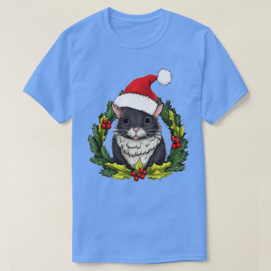 Chinchilla Kerstmis T-shirt (Design voorkant)