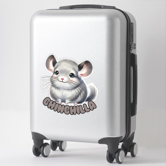 CHINCHILLA - KINDERDAGVERBLIJF STICKER (Koffer)