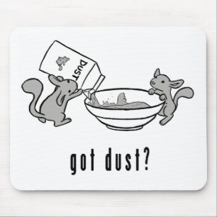 Chinchilla kreeg stofmousepad muismat