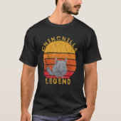 Chinchilla Legend Retro  Sunset Chinchilla T-shirt (Voorkant)