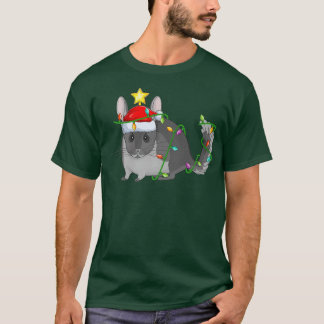 Chinchilla Lighting Xmas - boom die Chinchilla aan T-shirt