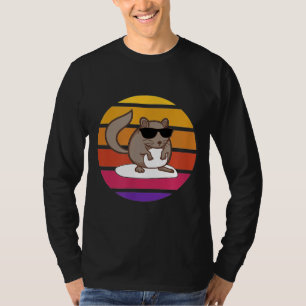 Chinchilla Lover Chinchilla Mam Pet Owner Retro 80 T-shirt