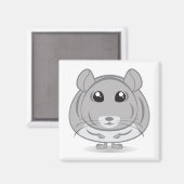 Chinchilla Magnet (Voorkant / Achterkant)