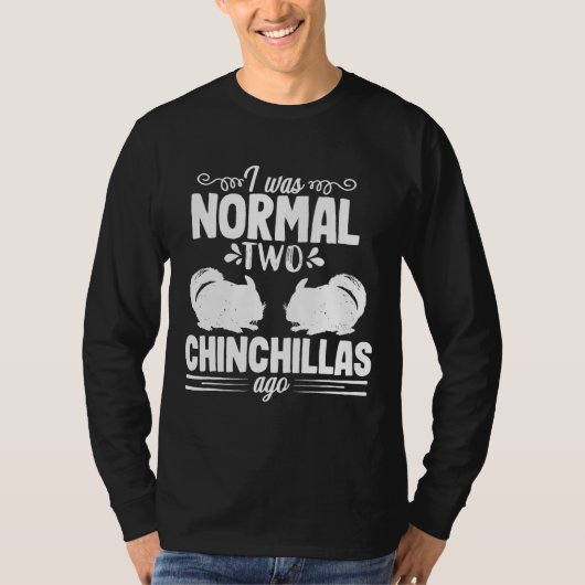 Chinchilla mam Dad Normal Pet Owner Dierenvriend T-shirt (Voorkant)