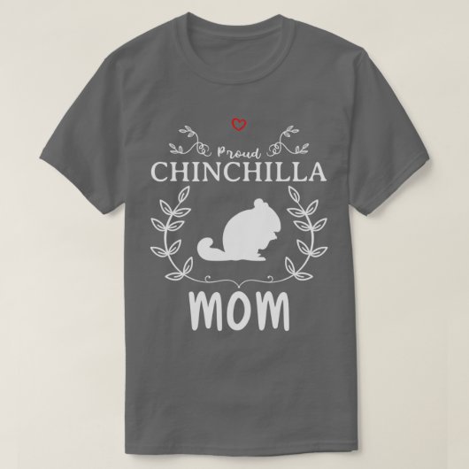 Chinchilla mam Funny Design for Gift 1 T-shirt (Design voorkant)