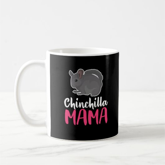 Chinchilla Mama Owner Gift Koffiemok (Links)