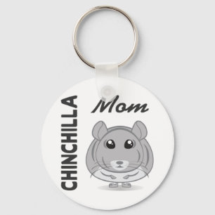 Chinchilla mama Sleutelhanger