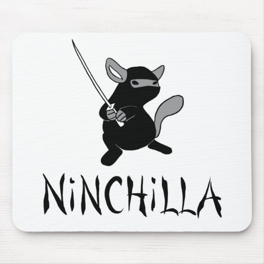 Chinchilla Mousepad Muismat (Voorkant)