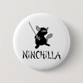 Chinchilla Ninchilla Button (Voorkant)