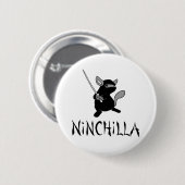 Chinchilla Ninchilla Button (Voorkant /achterkant)