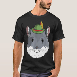 Chinchilla Oktoberfest Duits Beiers AlpenPet T-shirt