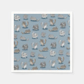 Chinchilla Pattern Servet (Voorkant)