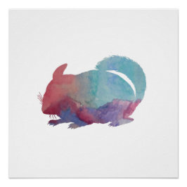 Chinchilla Perfect Poster