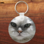 Chinchilla Persian Cat Sleutelhanger (Voorkant)