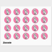 Chinchilla Perzisch Ronde Sticker (Vel)