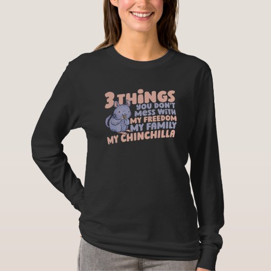 Chinchilla Pet 2 T-shirt (Voorkant)