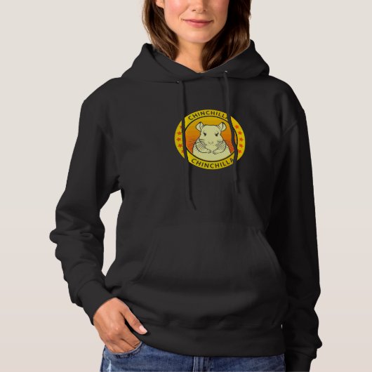 Chinchilla Portret Hoodie (Voorkant)